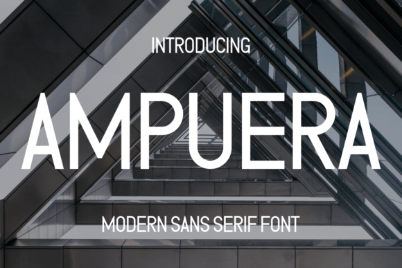 Ampuera: A Bold Sans Serif Typeface for Editorial Impact