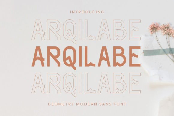 Arqilabe: A Modern Sans Serif Typeface for Editorial Design