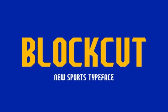 Blockcut Typeface for Bold Web Headers