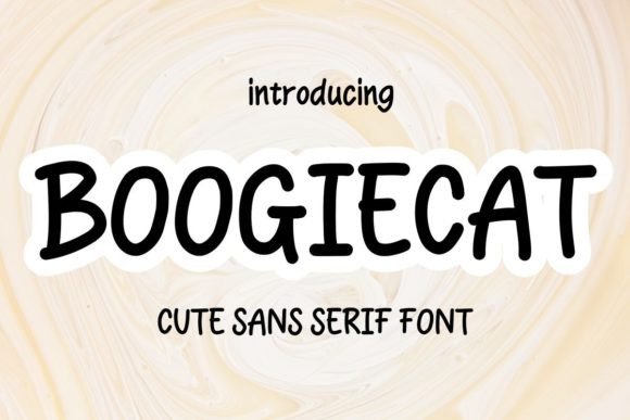 Boogie Cat: A Playful Sans Serif Font for Web Design