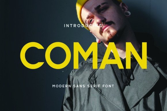 Coman: A Minimalist Sans Serif Typeface for Modern Brands