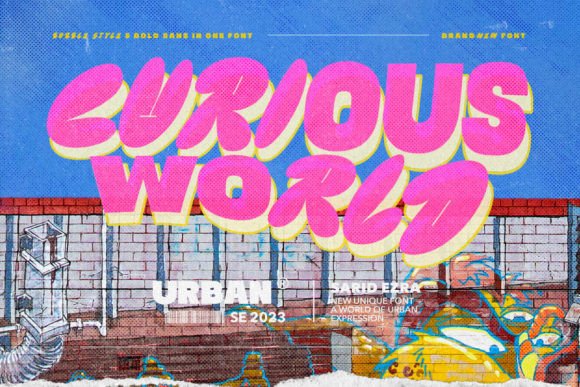 Curious World Font for Modern Business Branding