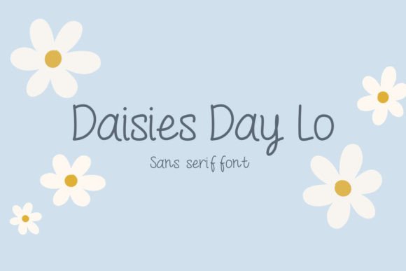 Daisies Day Lo: The Handwritten Font for Better Branding