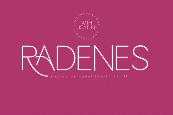 Designing Luxury Brand Identities with Radenes Typeface
