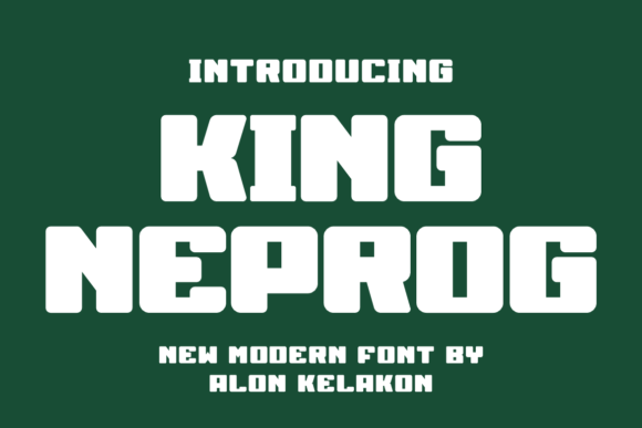 Elevate Your Brand with King Neprog Typeface