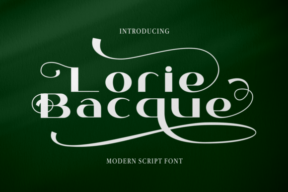 Elevating Brand Identity with Lorie Bacque Typeface