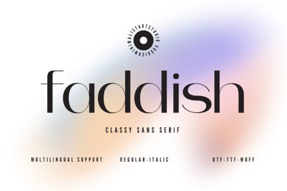 Faddish Typeface Review: Stylish Sans Serif for Modern Brands