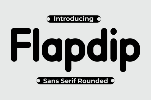 Flapdip Typeface for Bold Film-Style Marketing