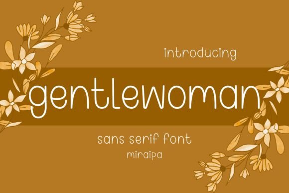 Gentlewoman Font: The Modern Handwritten Typeface for Makers