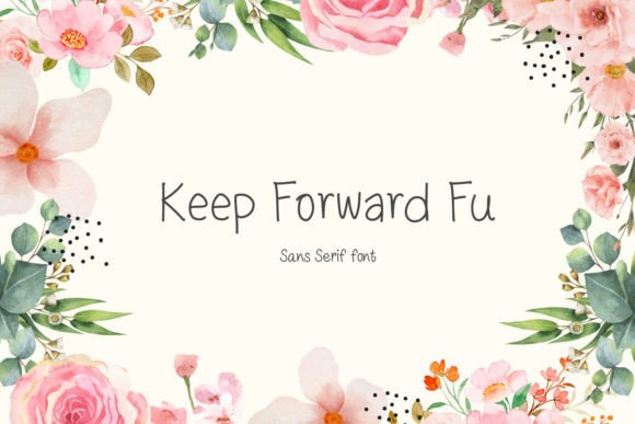 Keep Forward Fu Font for Playful Web Design