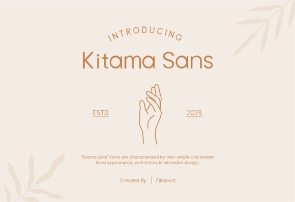 Kitama Sans: The Minimalist Typeface for Modern Web Design