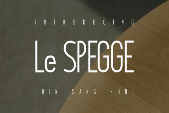 Le Spegge: A Bold Serif Font for Editorial Impact