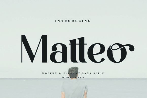 Matteo: The Minimalist Sans Serif Font for Modern Branding