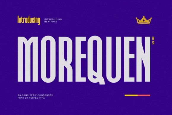 Morequen: A Balanced Sans Serif Typeface for Modern Web Design