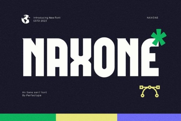 Naxone: A Balanced Sans Serif Font for Editorial Design