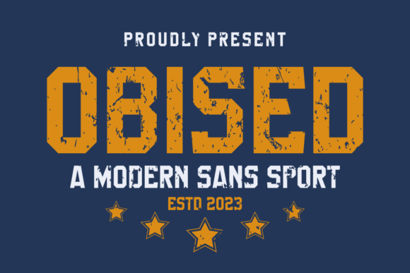 Obised Font: Bold Typography for Sports Brands