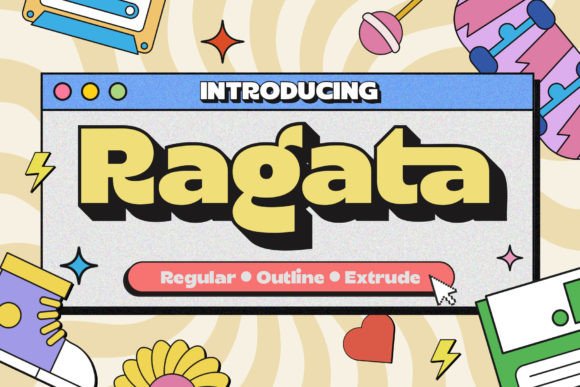 Ragata: The Bold Retro Sans Serif for Viral Campaigns