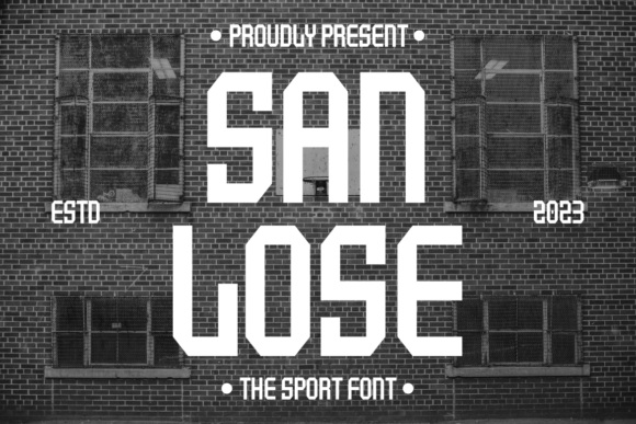 San Lose: A Bold Typeface for Makers and Designers