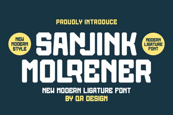 Sanjink Molrener Font: Bold Branding for Small Business