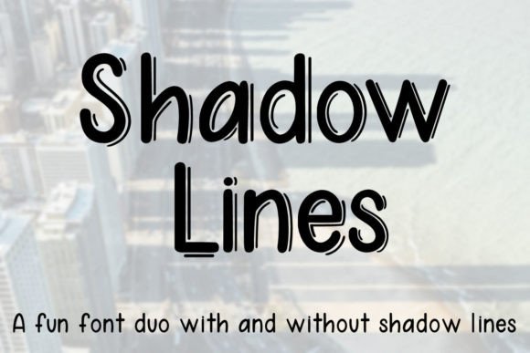Shadow Lines: A Versatile Sans Serif Font for Modern Branding