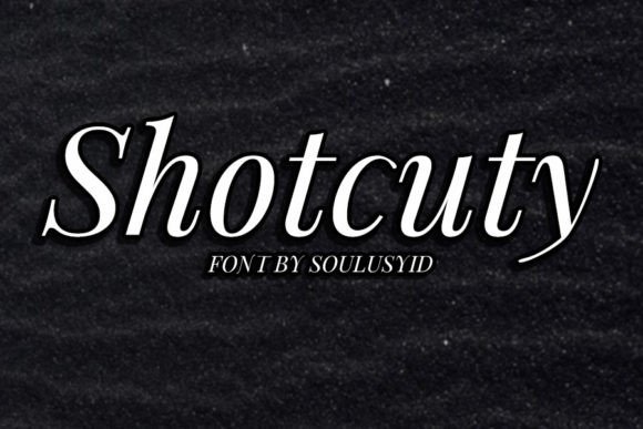 Shotcuty: The Modern Sans Serif Font for Makers