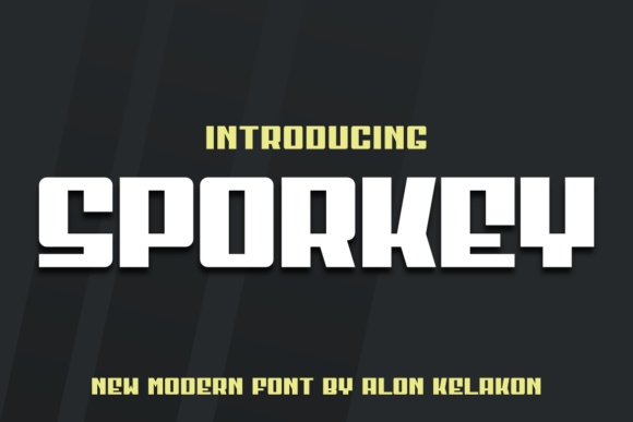 Sporkey: The Modern Sans Serif Font for Crafters